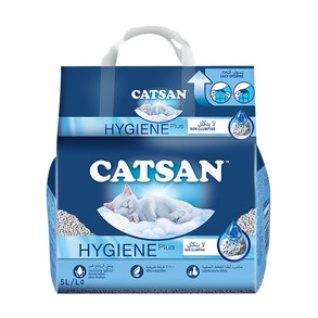CATSAN™ Hygiene Plus Cat Litter 5L Packshot